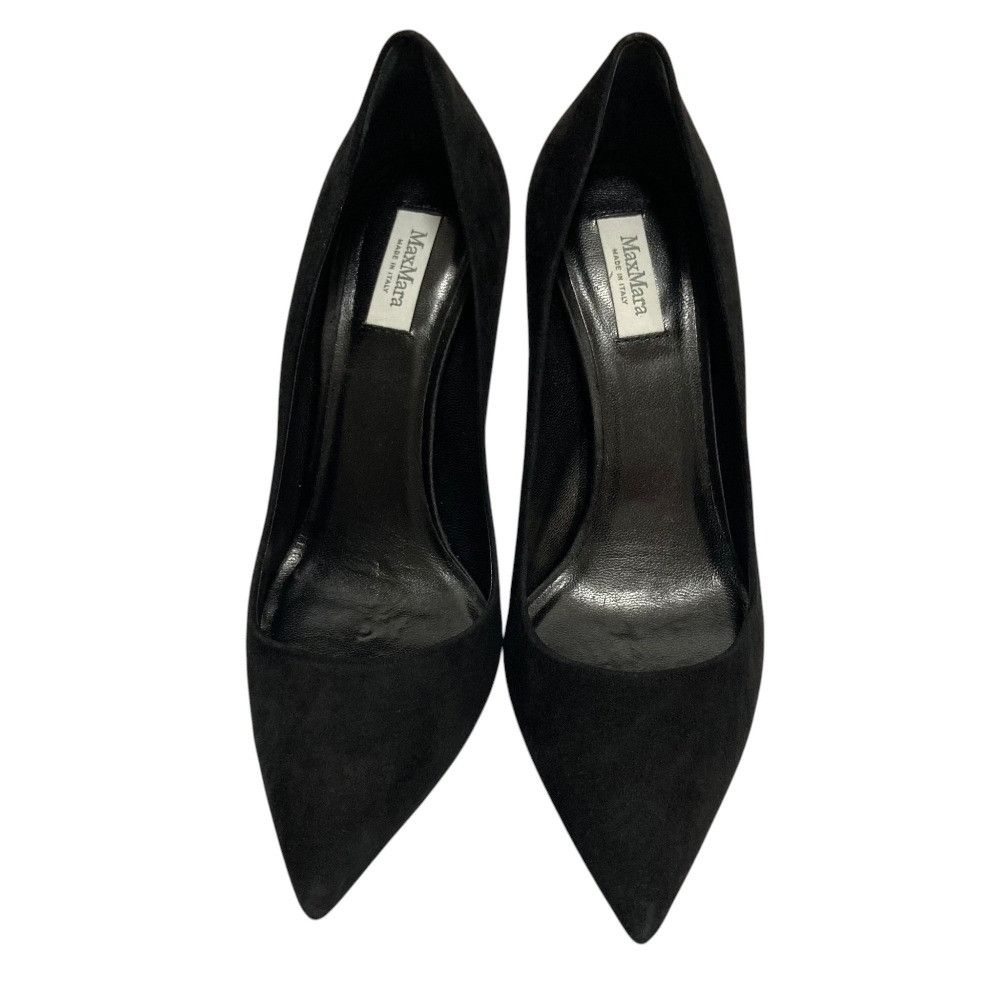 Max Mara Max Mara Max Mara Rhinestone Heel Pointed Toe Pumps Leather Shoes DUTY FREE for USA Size ONE SIZE - 2 Thumbnail