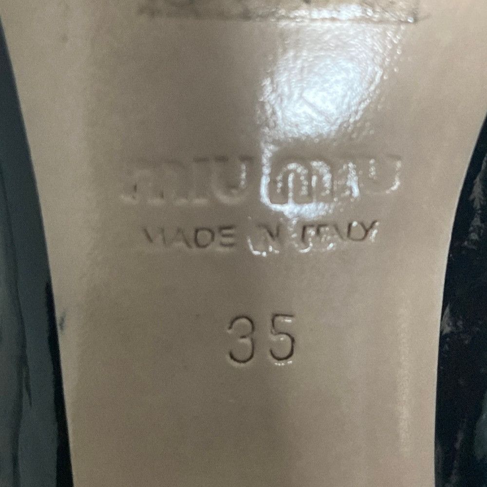 Miu Miu Miu Miu Miu Miu Patent Leather High Heel Pumps Leather Shoes DUTY FREE for USA Size ONE SIZE - 6 Thumbnail