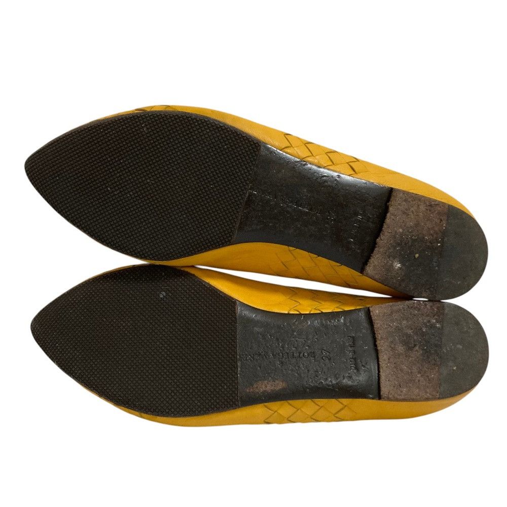 Bottega Veneta Bottega Veneta Bottega Veneta Intrecciato Leather Flats Leather Shoes DUTY FREE for USA Size ONE SIZE - 5 Thumbnail