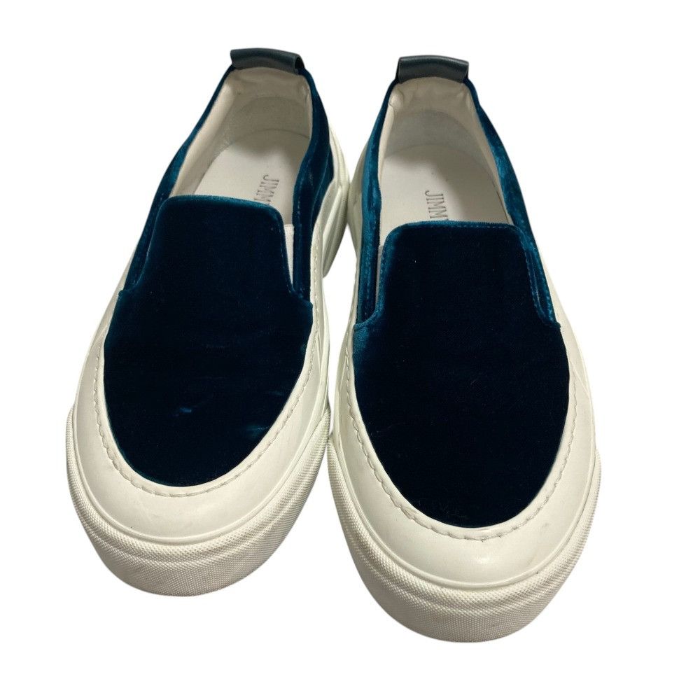 Jimmy Choo Jimmy Choo JIMMY CHOO Velour Slip On Sneakers Textile Shoes DUTY FREE for USA Size ONE SIZE - 2 Thumbnail