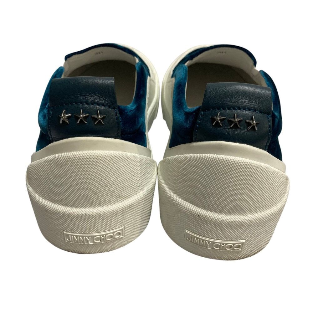 Jimmy Choo Jimmy Choo JIMMY CHOO Velour Slip On Sneakers Textile Shoes DUTY FREE for USA Size ONE SIZE - 4 Thumbnail