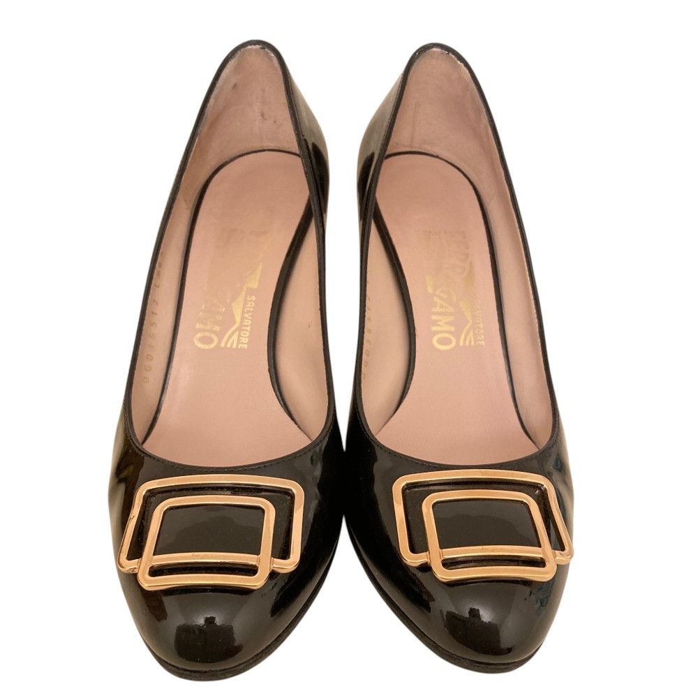 Salvatore Ferragamo Salvatore Ferragamo Salvatore Ferragamo Patent Leather Pumps Leather Shoes DUTY FREE for USA Size ONE SIZE - 5 Thumbnail