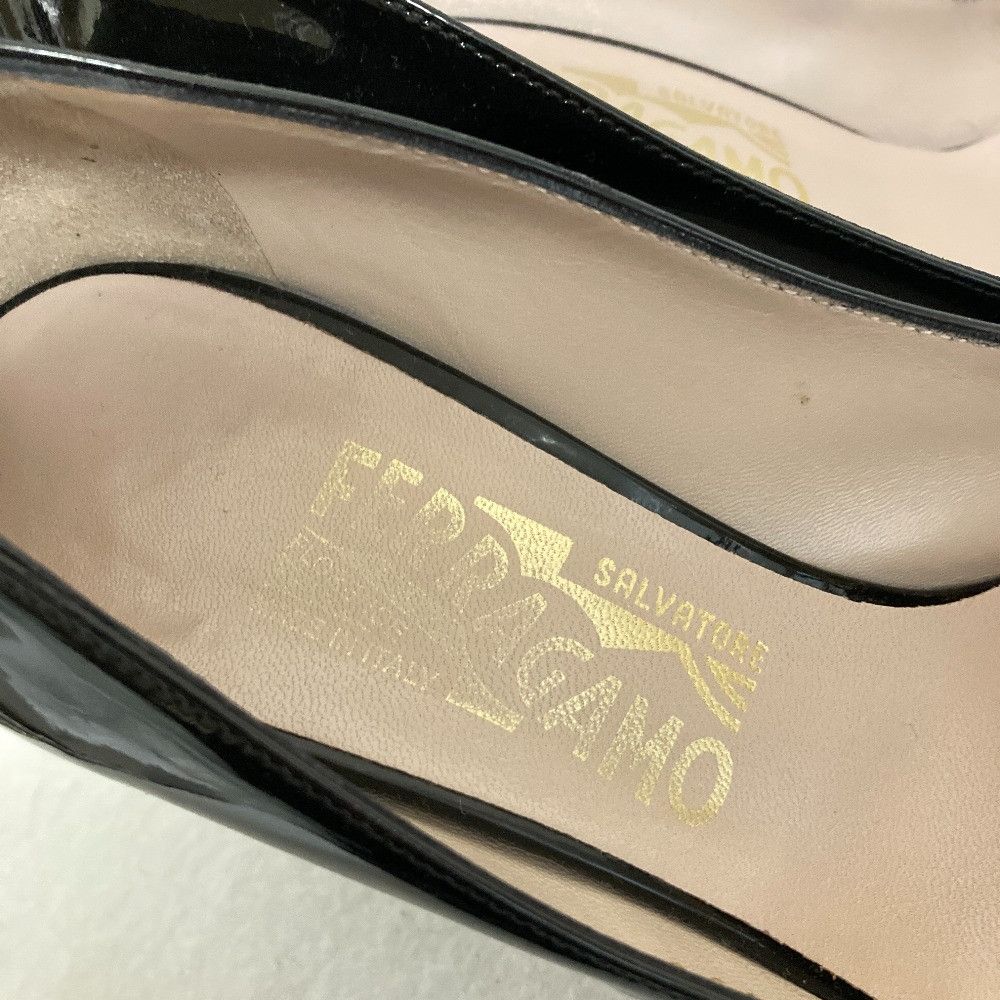 Salvatore Ferragamo Salvatore Ferragamo Salvatore Ferragamo Patent Leather Pumps Leather Shoes DUTY FREE for USA Size ONE SIZE - 7 Thumbnail