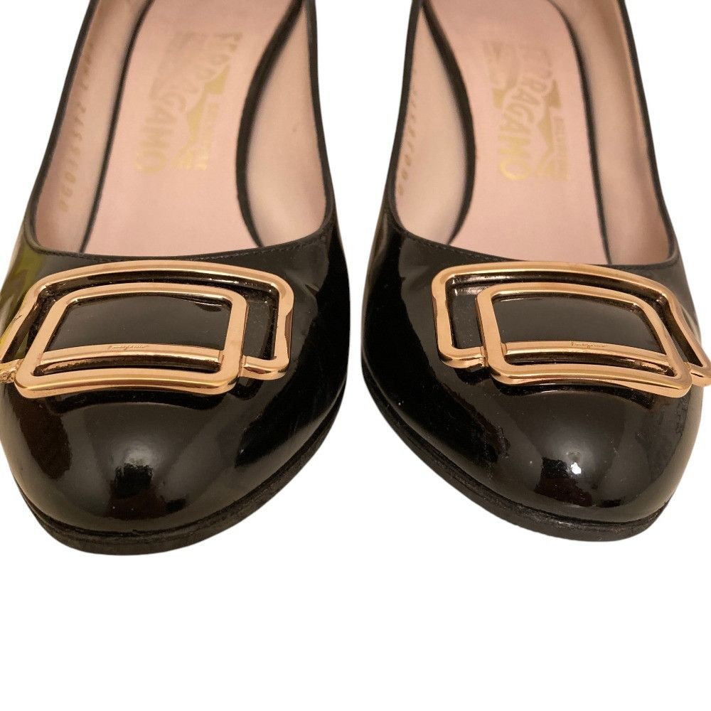 Salvatore Ferragamo Salvatore Ferragamo Salvatore Ferragamo Patent Leather Pumps Leather Shoes DUTY FREE for USA Size ONE SIZE - 6 Thumbnail