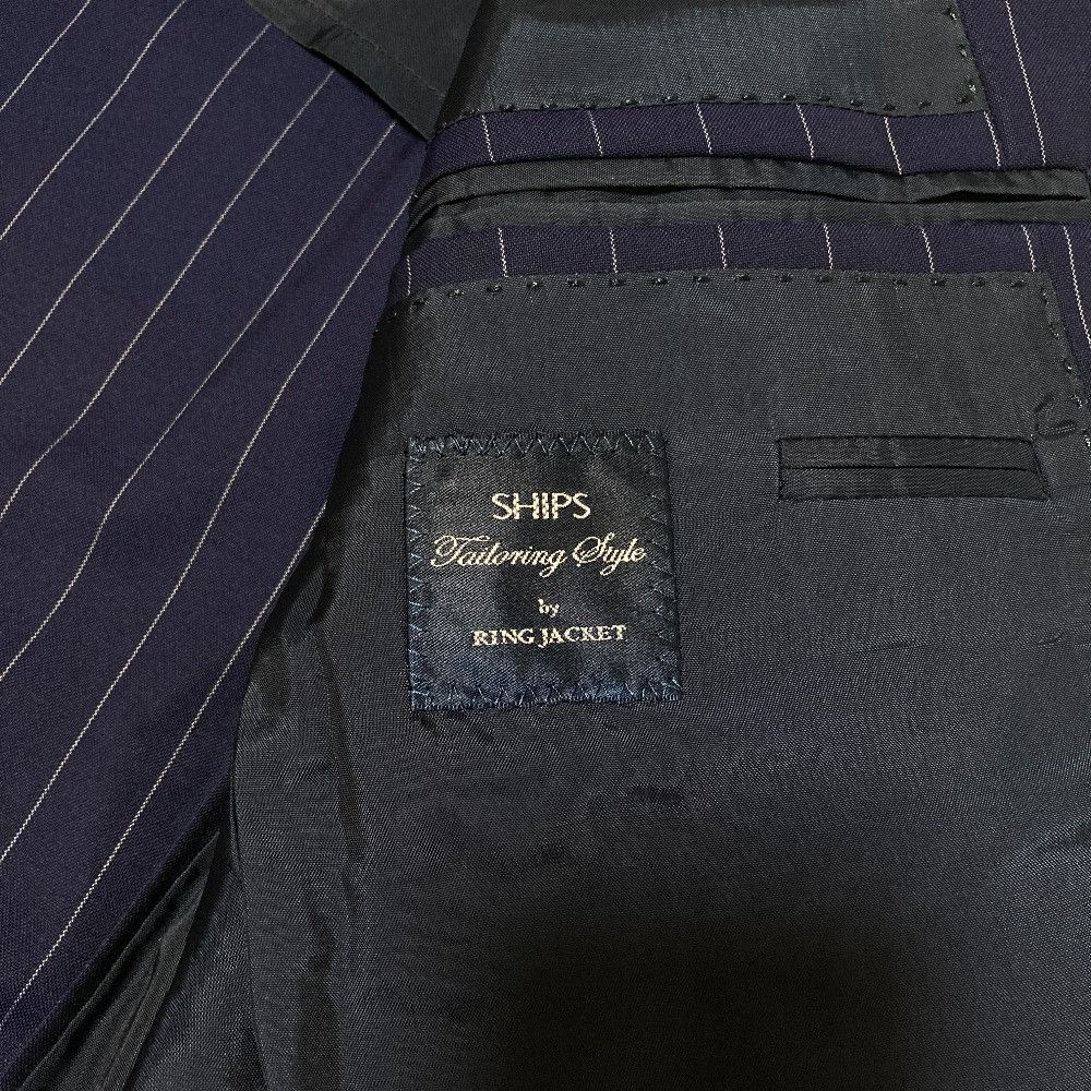 Other Other RING JACKET Pinstripe Tailored Jacket Textile Outerwear DUTY FREE for USA Size ONE SIZE - 5 Thumbnail