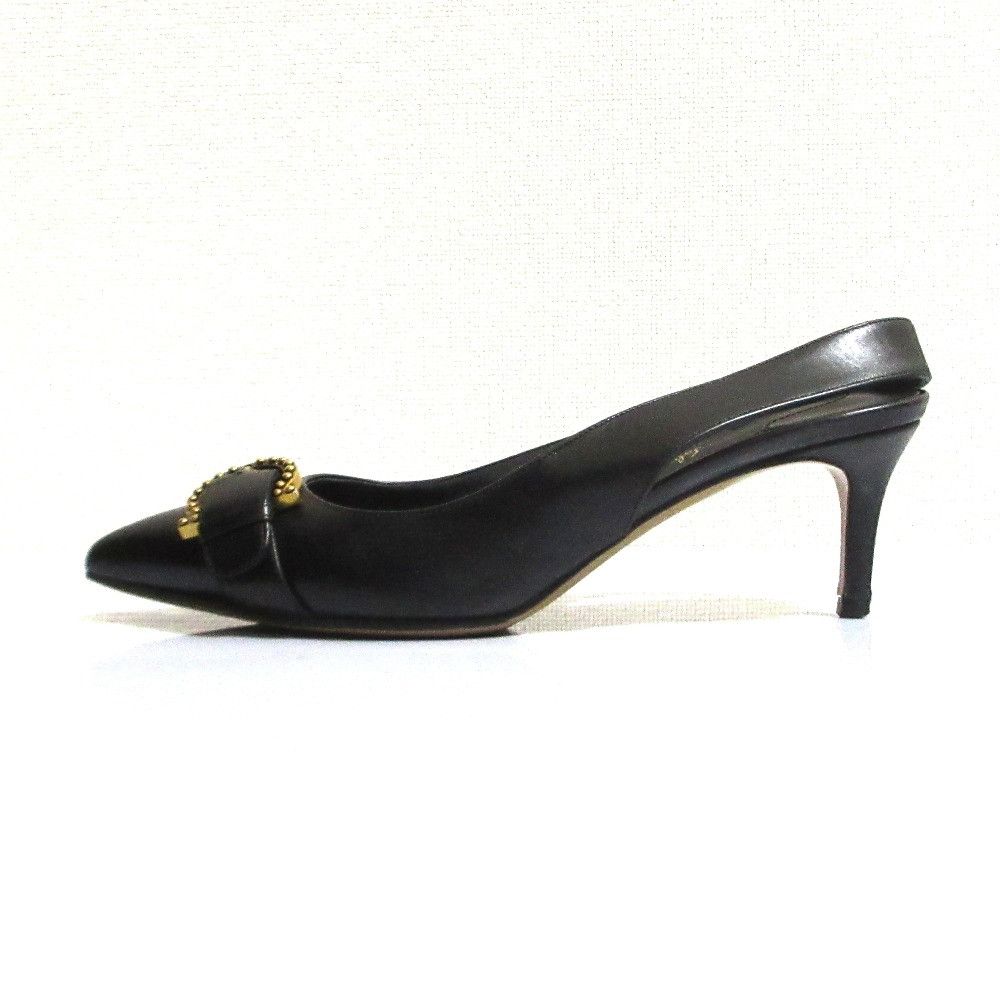 Salvatore Ferragamo Salvatore Ferragamo Salvatore Ferragamo Leather Pumps Leather Shoes DUTY FREE for USA Size ONE SIZE - 3 Thumbnail
