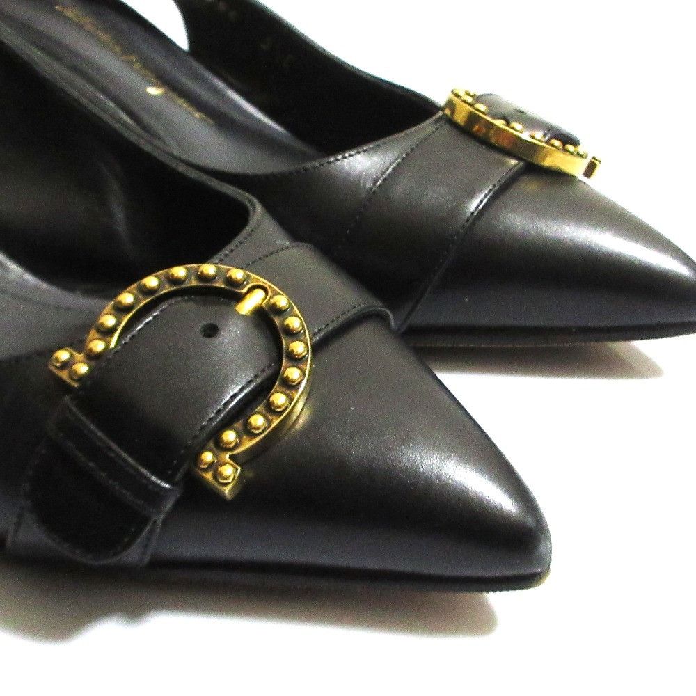 Salvatore Ferragamo Salvatore Ferragamo Salvatore Ferragamo Leather Pumps Leather Shoes DUTY FREE for USA Size ONE SIZE - 7 Thumbnail