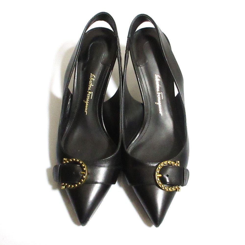 Salvatore Ferragamo Salvatore Ferragamo Salvatore Ferragamo Leather Pumps Leather Shoes DUTY FREE for USA Size ONE SIZE - 6 Thumbnail