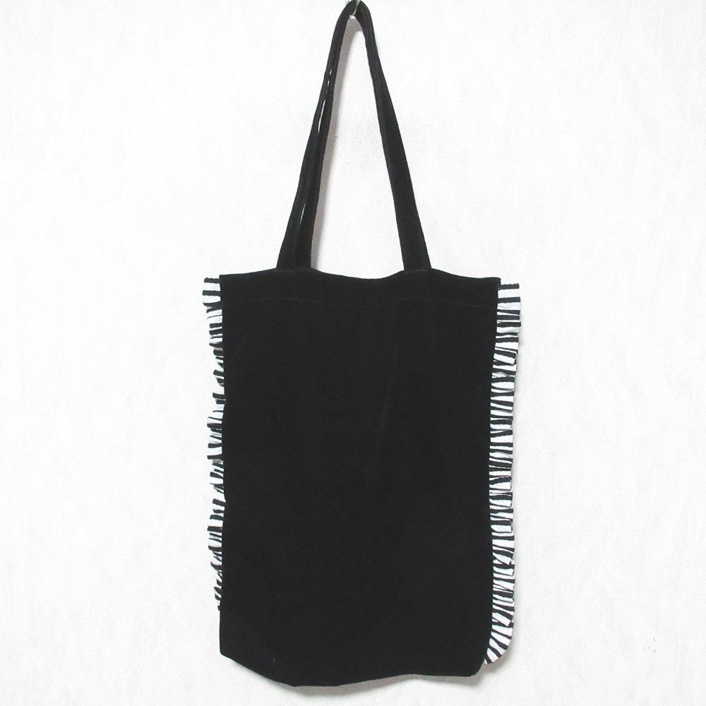 Other Other BORDERS at BALCONY Velvet Tote Bag Textile Tote Bag DUTY FREE for USA Size ONE SIZE - 2 Thumbnail