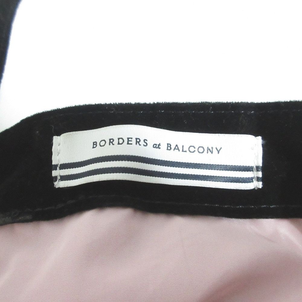 Other Other BORDERS at BALCONY Velvet Tote Bag Textile Tote Bag DUTY FREE for USA Size ONE SIZE - 7 Thumbnail
