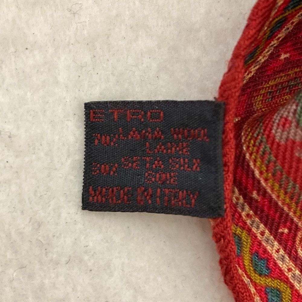 Etro Etro Etro Paisley Wool Silk Stole Textile Scarf DUTY FREE for USA Size ONE SIZE - 6 Thumbnail