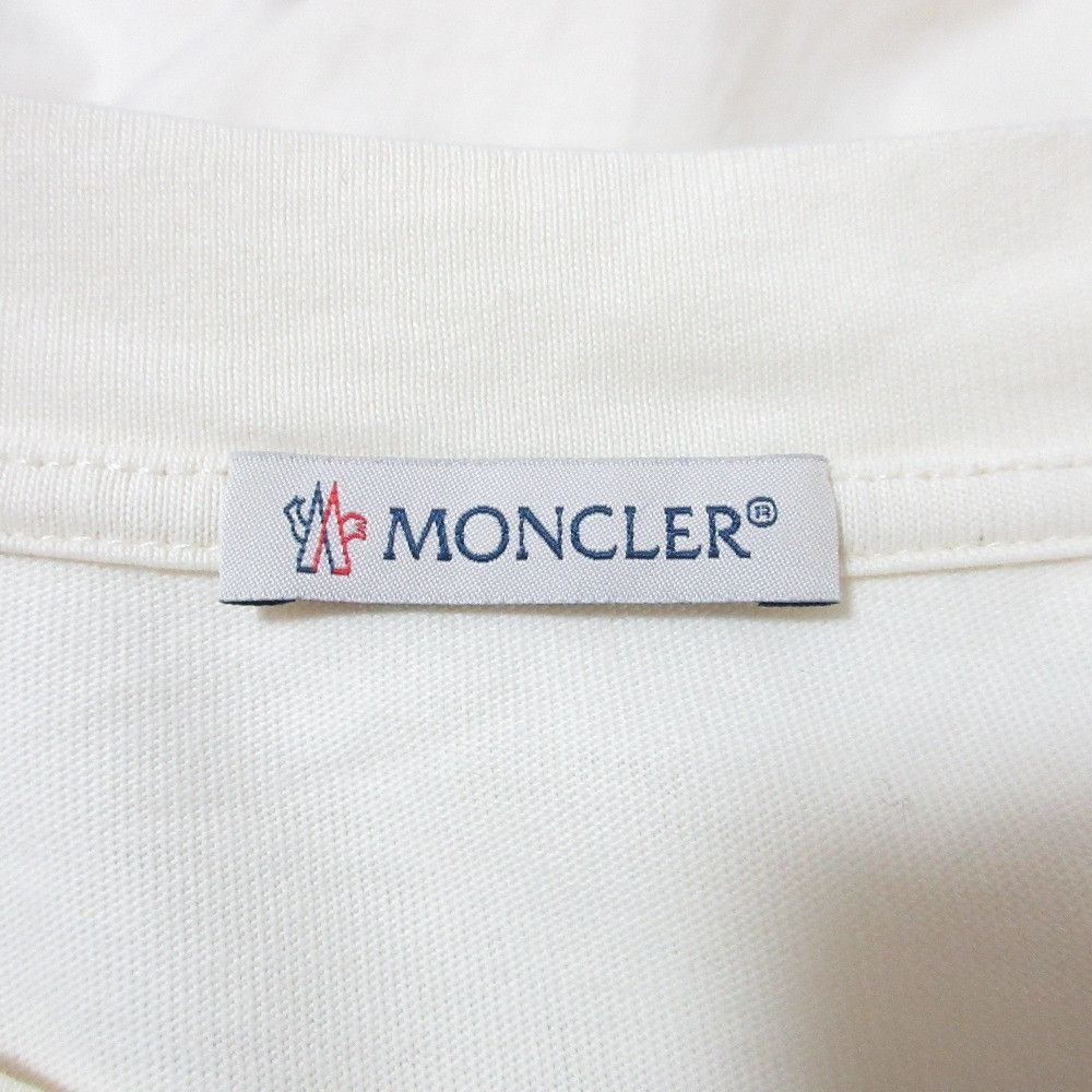 Moncler Moncler Moncler SS TSHIRT Cotton Tshirt Textile T-Shirts H10918C00015 DUTY FREE for USA Size ONE SIZE - 4 Thumbnail