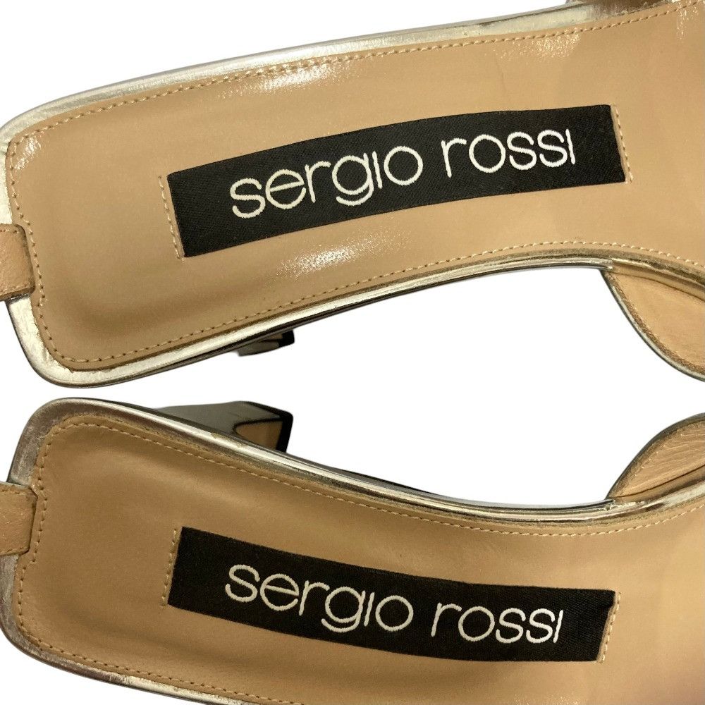 Other Other Sergio Rossi SR1 Leather Sandals Leather Shoes SR1 DUTY FREE for USA Size ONE SIZE - 8 Thumbnail