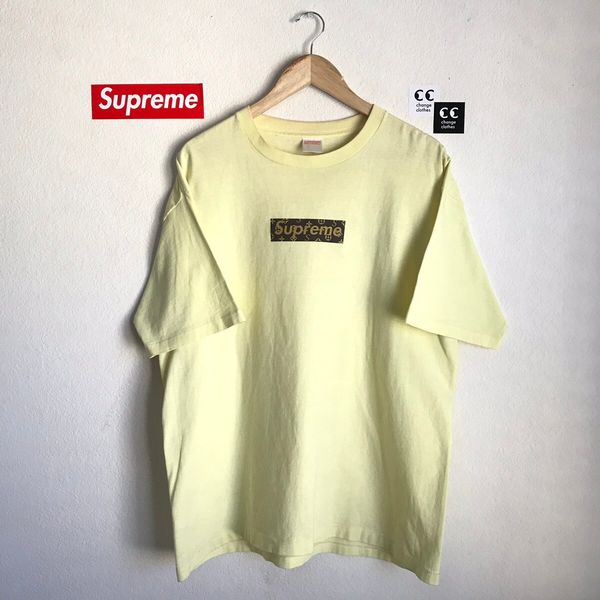 Louis Vuitton Cream Color Supreme T-Shirt • Kybershop