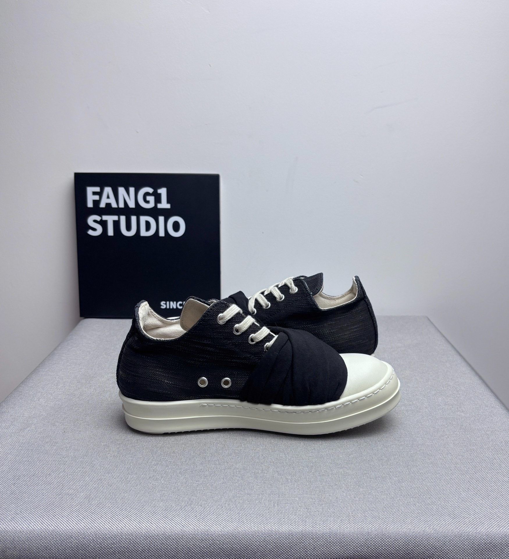 Rick Owens Rick Owens Denim Multi Lowtop Sneakers us_6-5 Women Size US 6.5 / IT 36.5 - 5 Thumbnail