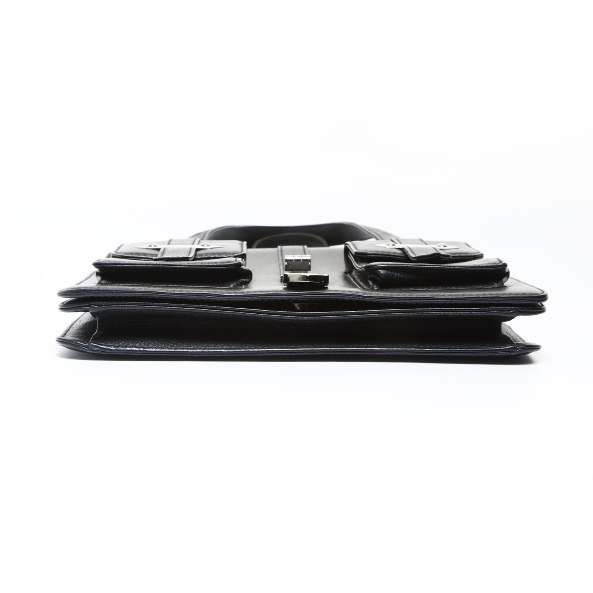 Chanel CHANEL Leather Chanel 2.55 Caviar Shoulder Bag Black WS26912 Size ONE SIZE - 7 Thumbnail