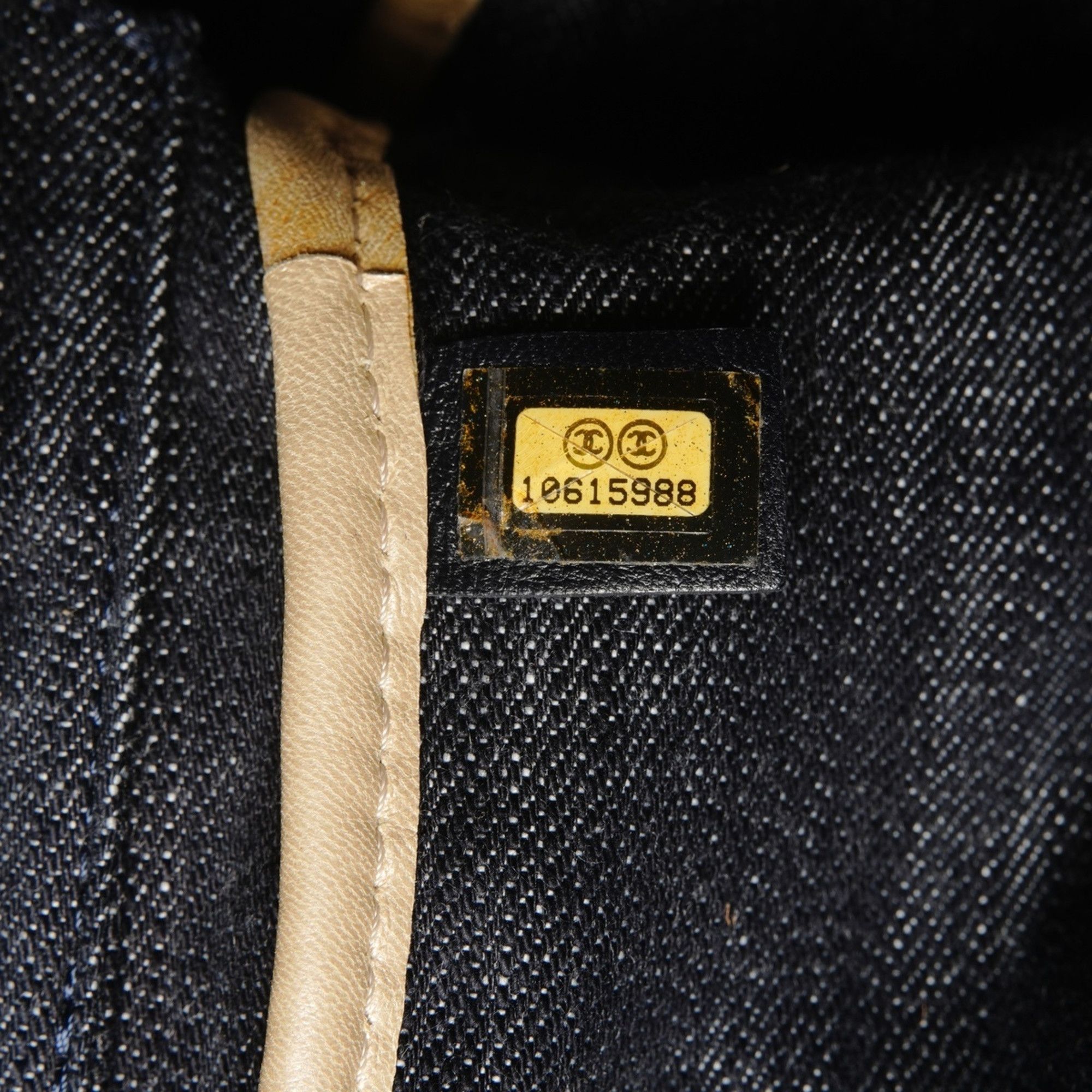 Chanel CHANEL Coco Mark Sparkling Denim Shoulder Bag Blue WS27125 Size ONE SIZE - 11 Thumbnail