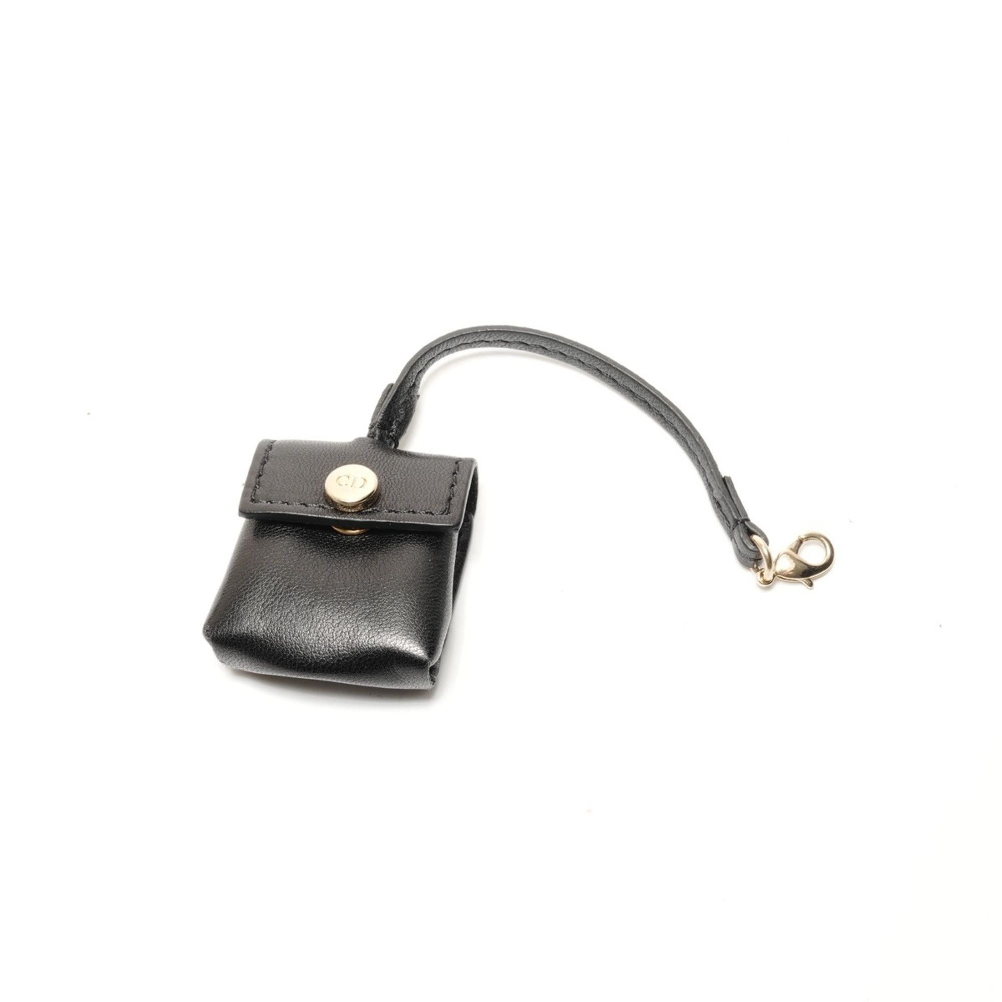 Dior Christian Dior Leather Chain New Lock Flap Shoulder Bag, Black, WS25905 Size ONE SIZE - 12 Thumbnail