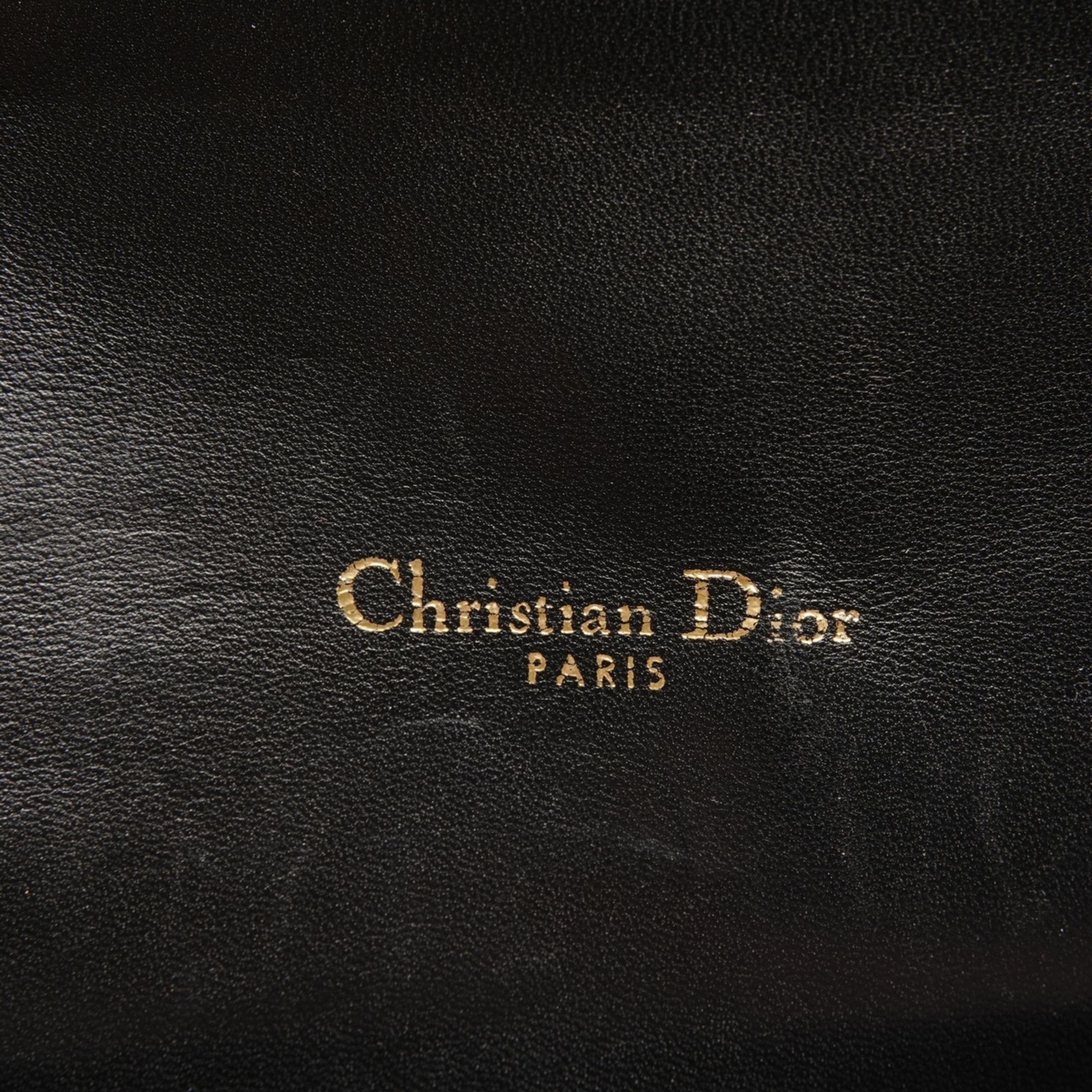 Dior Christian Dior Leather Chain New Lock Flap Shoulder Bag, Black, WS25905 Size ONE SIZE - 9 Thumbnail