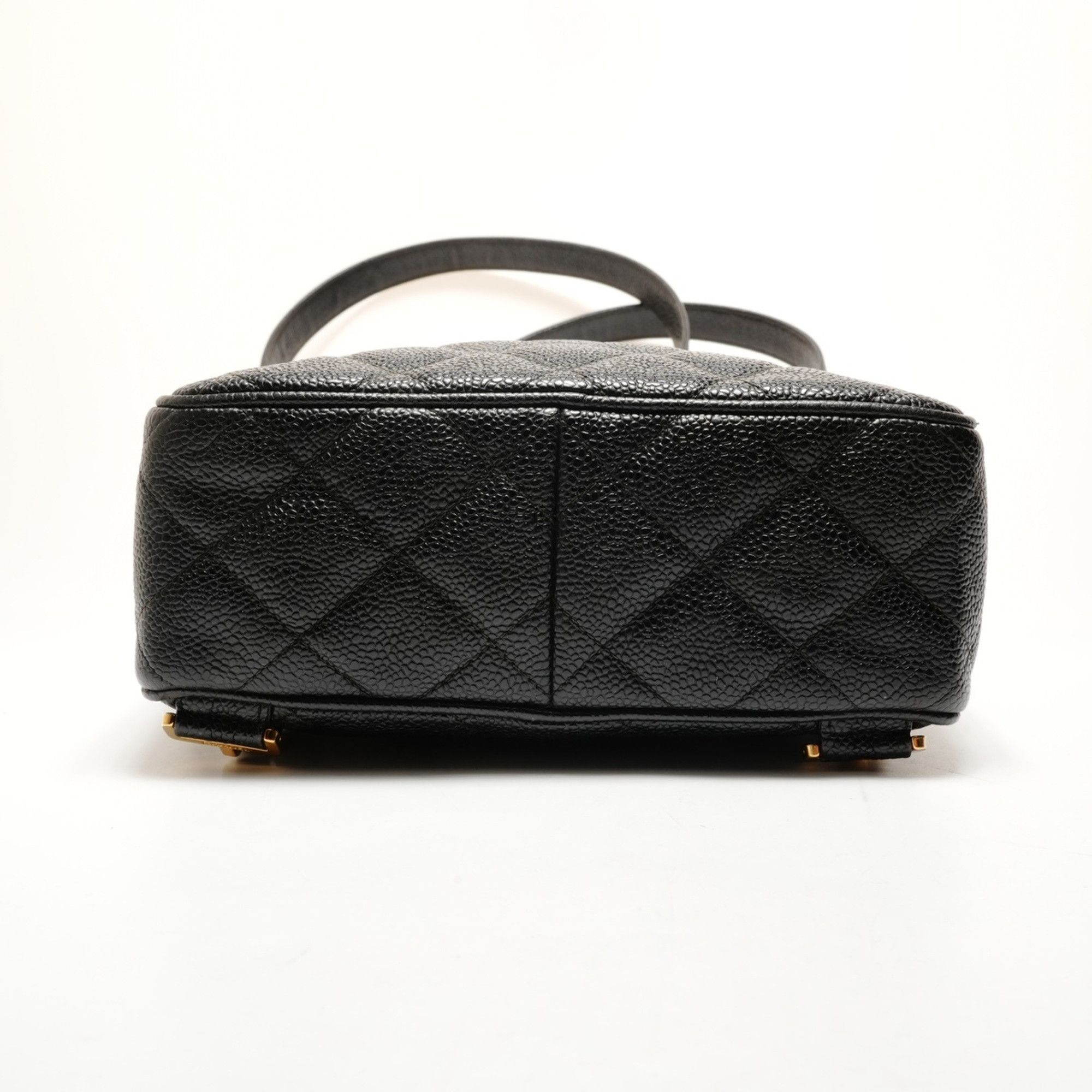 Chanel CHANEL Caviar Turnlock Backpack/Daypack, Black, WS26262 Size ONE SIZE - 6 Thumbnail