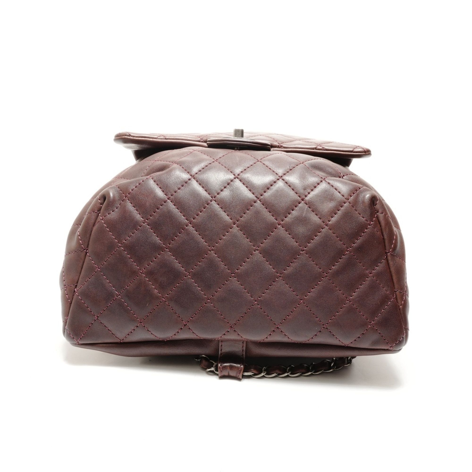 Chanel CHANEL Lambskin Matelasse Backpack, Brown, WS26322 Size ONE SIZE - 7 Thumbnail