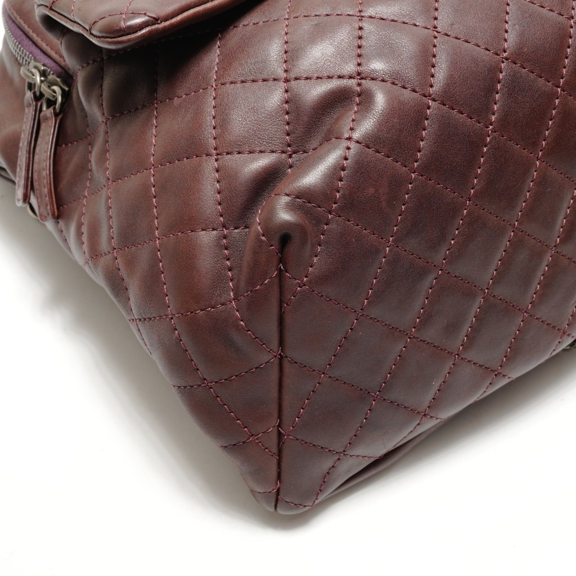 Chanel CHANEL Lambskin Matelasse Backpack, Brown, WS26322 Size ONE SIZE - 5 Thumbnail