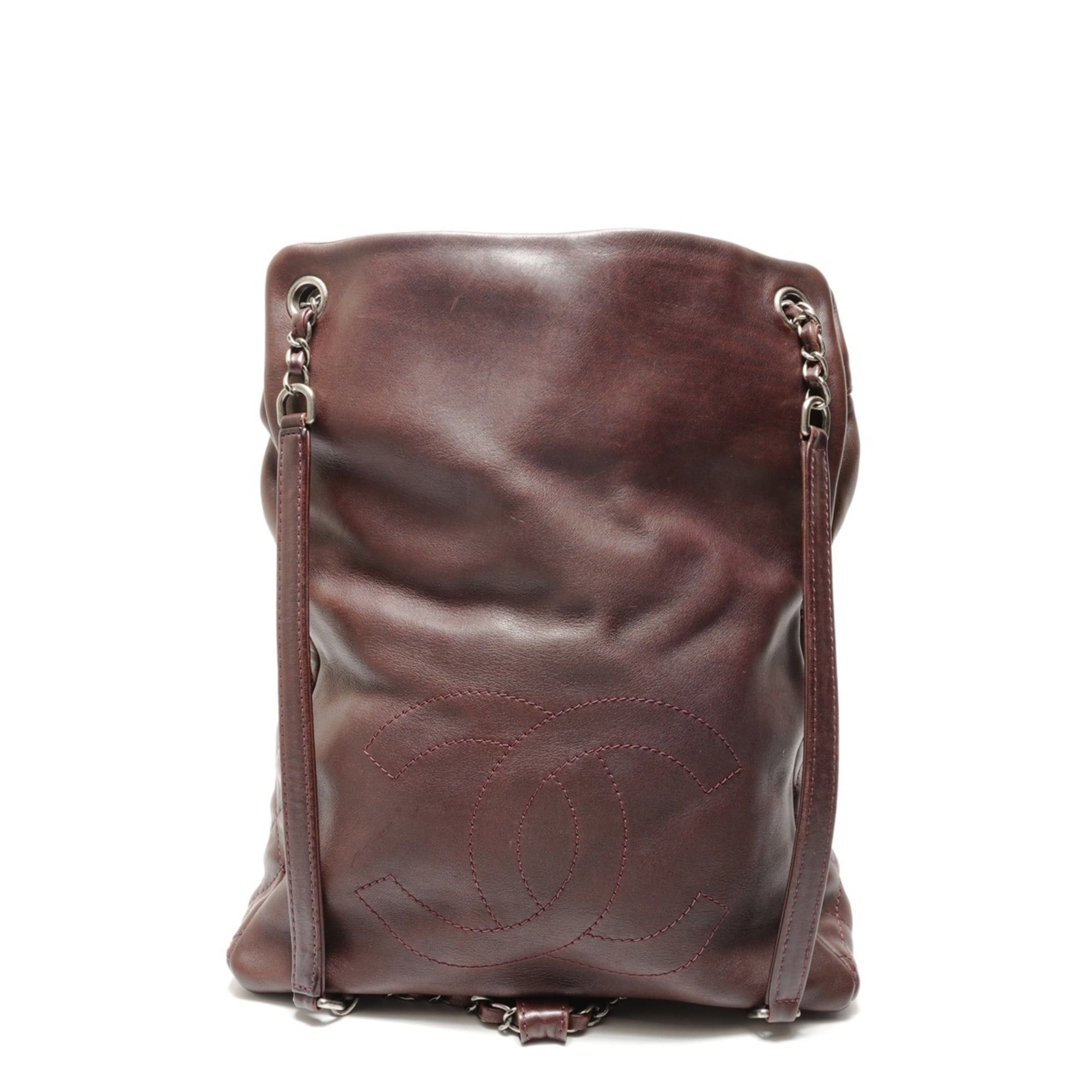 Chanel CHANEL Lambskin Matelasse Backpack, Brown, WS26322 Size ONE SIZE - 2 Thumbnail