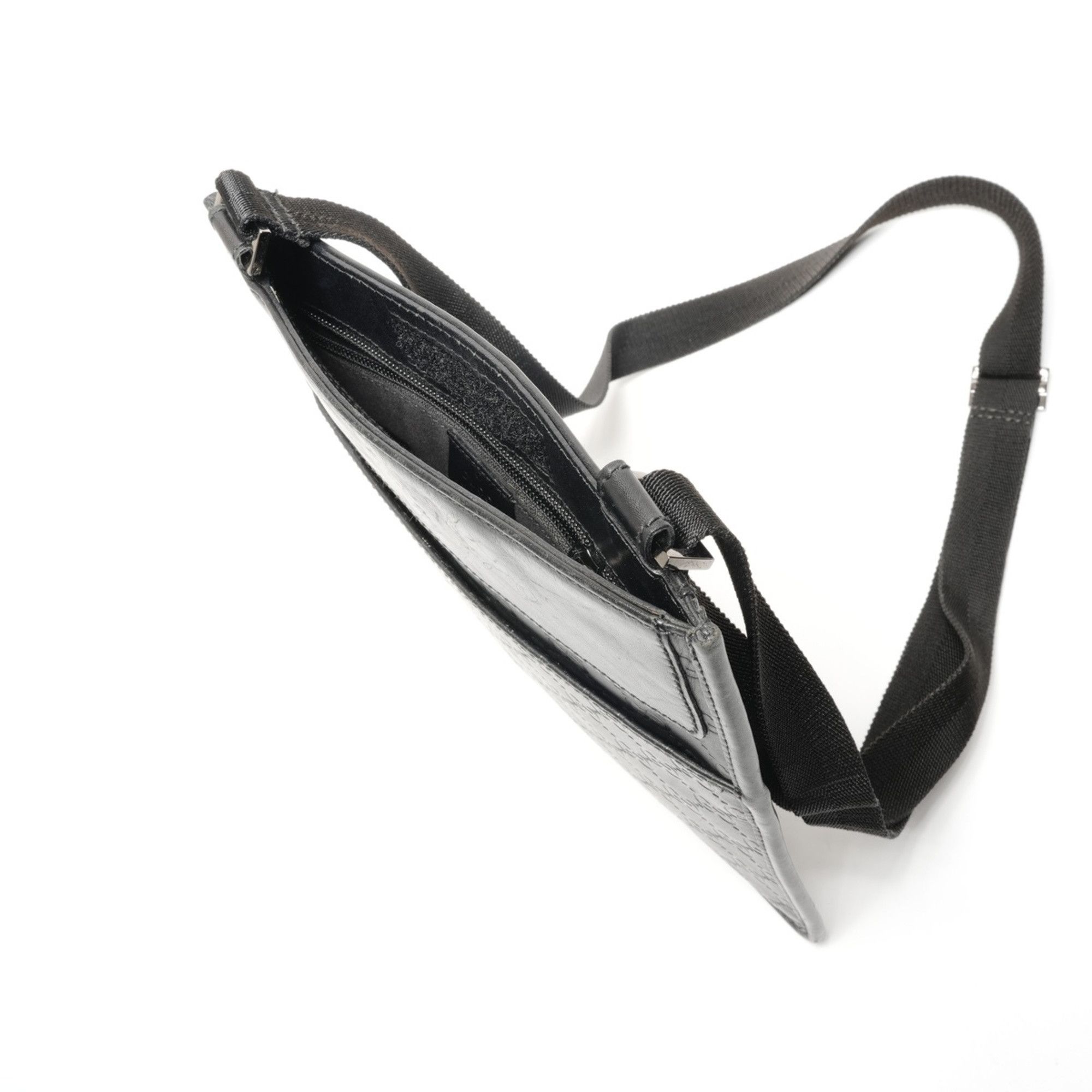 Gucci Gucci GGssima Leather Shoulder Bag, Black, WS27142 Size ONE SIZE - 12 Thumbnail