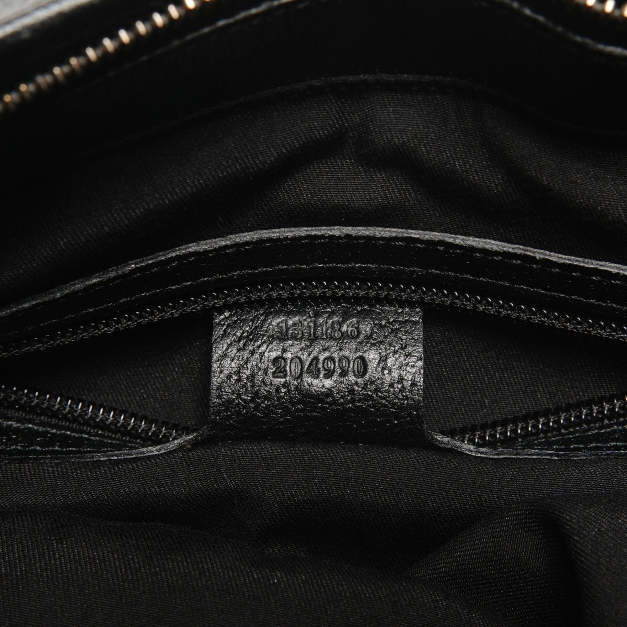 Gucci Gucci GG Canvas Sherry Tote Bag, Black, WS27349 Size ONE SIZE - 10 Thumbnail