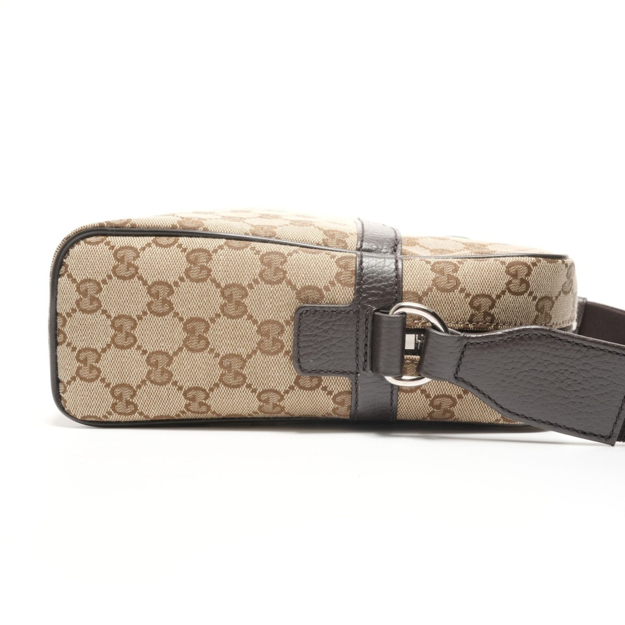 Gucci Gucci GG Canvas Shoulder Bag Brown WS26854 Size ONE SIZE - 4 Thumbnail
