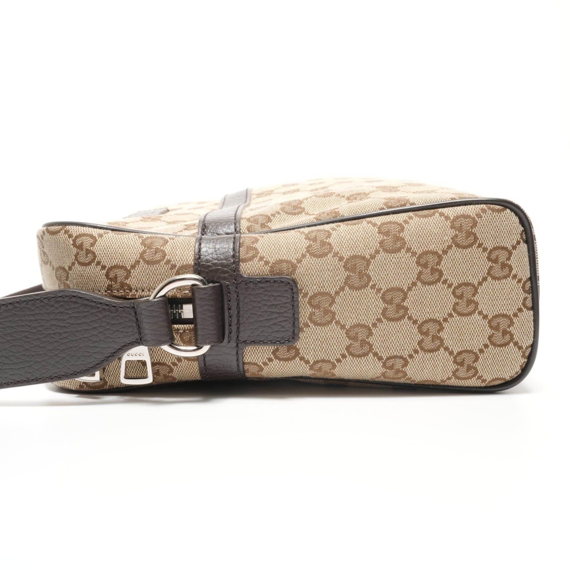 Gucci Gucci GG Canvas Shoulder Bag Brown WS26854 Size ONE SIZE - 3 Thumbnail
