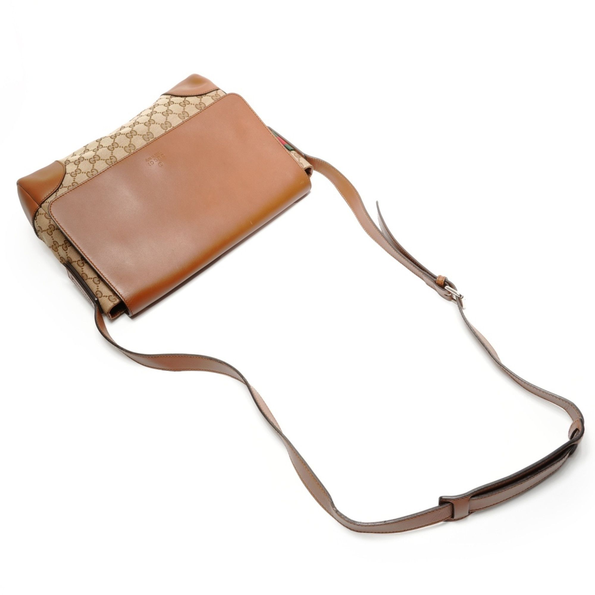 Gucci Gucci GG Canvas Shoulder Bag Brown WS26732 Size ONE SIZE - 7 Thumbnail