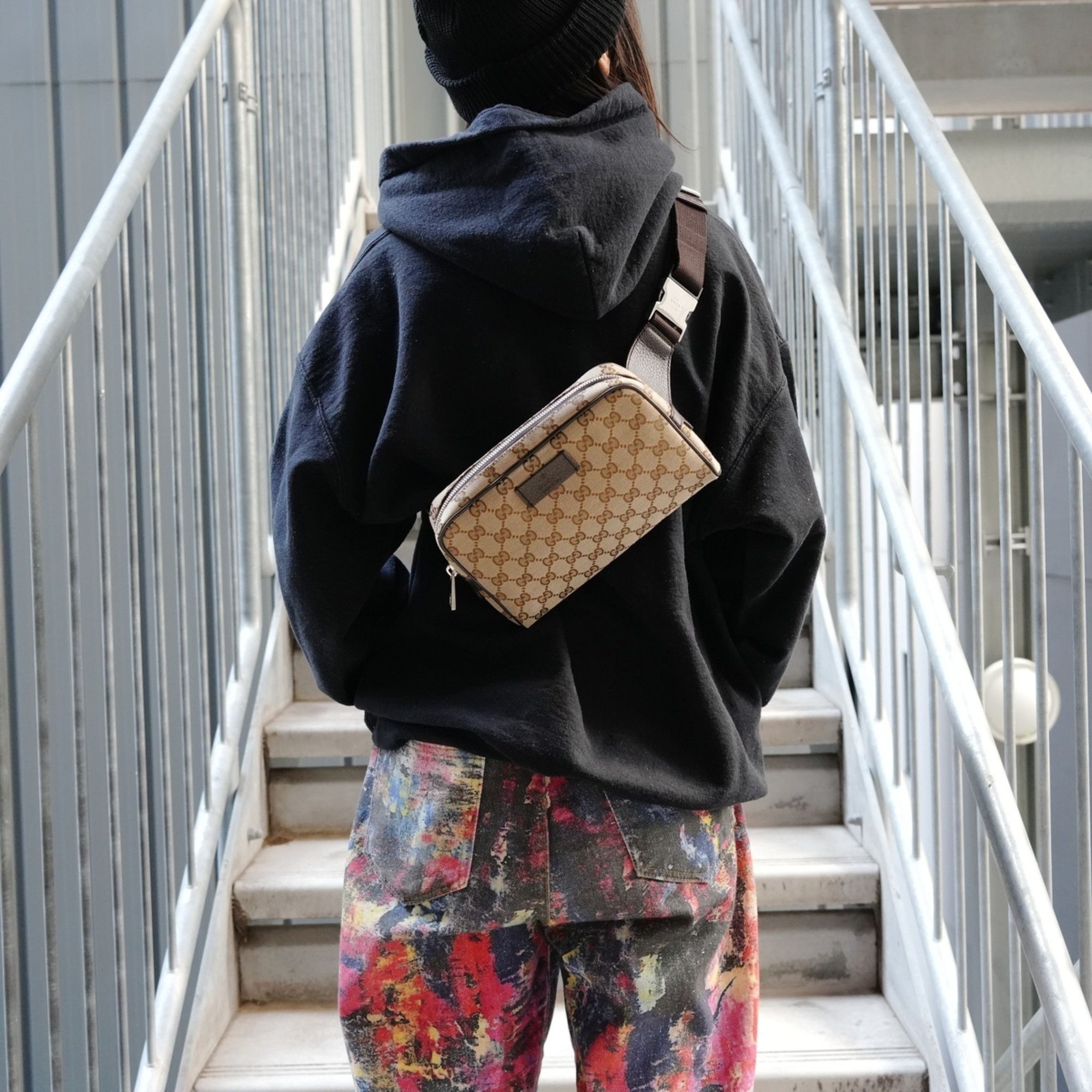 Gucci Gucci GG Canvas Waist Bag, Brown, WS26359 Size ONE SIZE - 15 Thumbnail