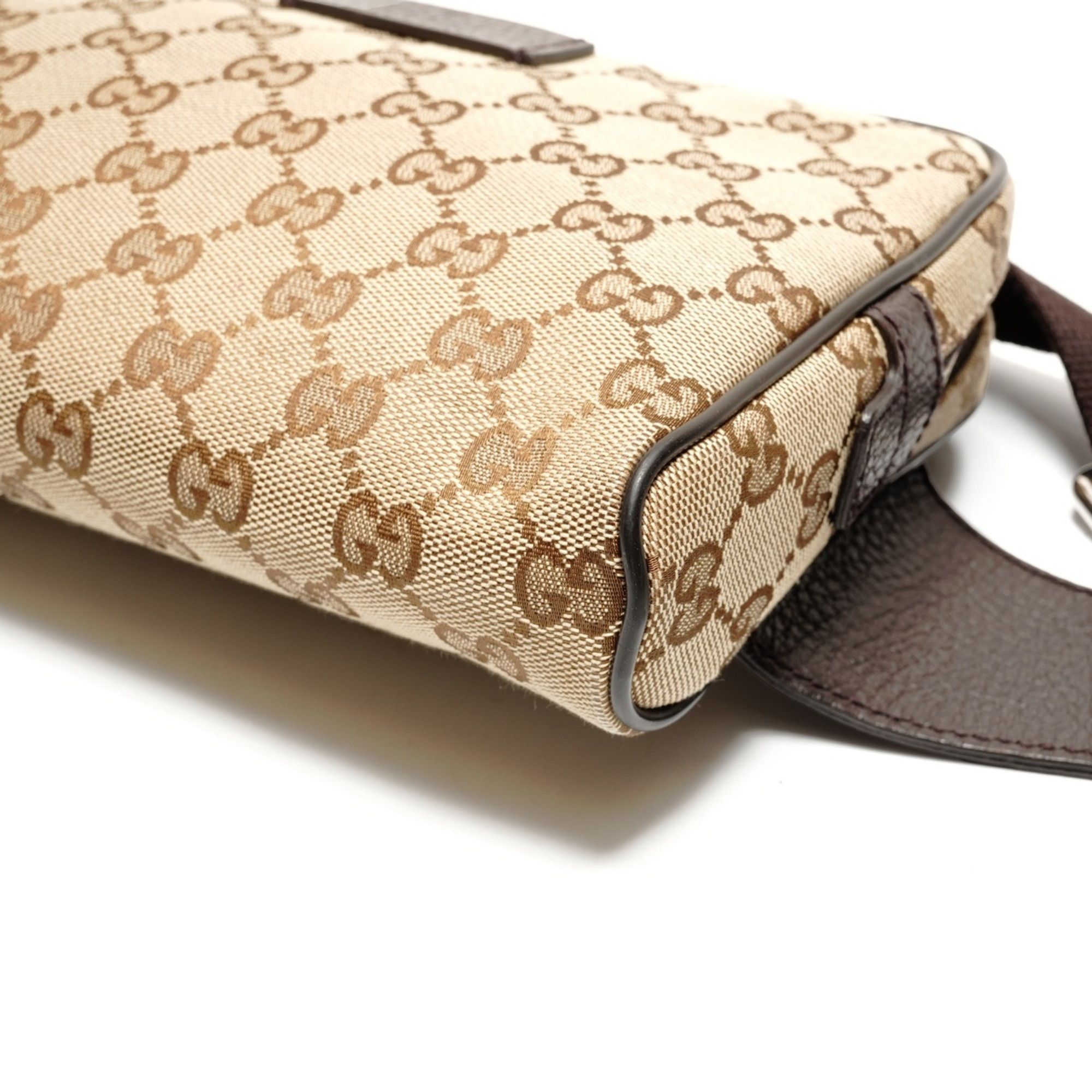 Gucci Gucci GG Canvas Waist Bag, Brown, WS26359 Size ONE SIZE - 6 Thumbnail