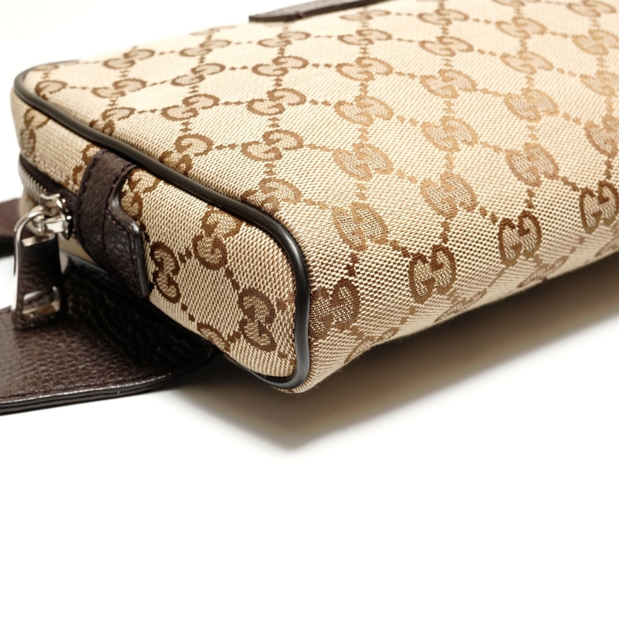 Gucci Gucci GG Canvas Waist Bag, Brown, WS26359 Size ONE SIZE - 5 Thumbnail
