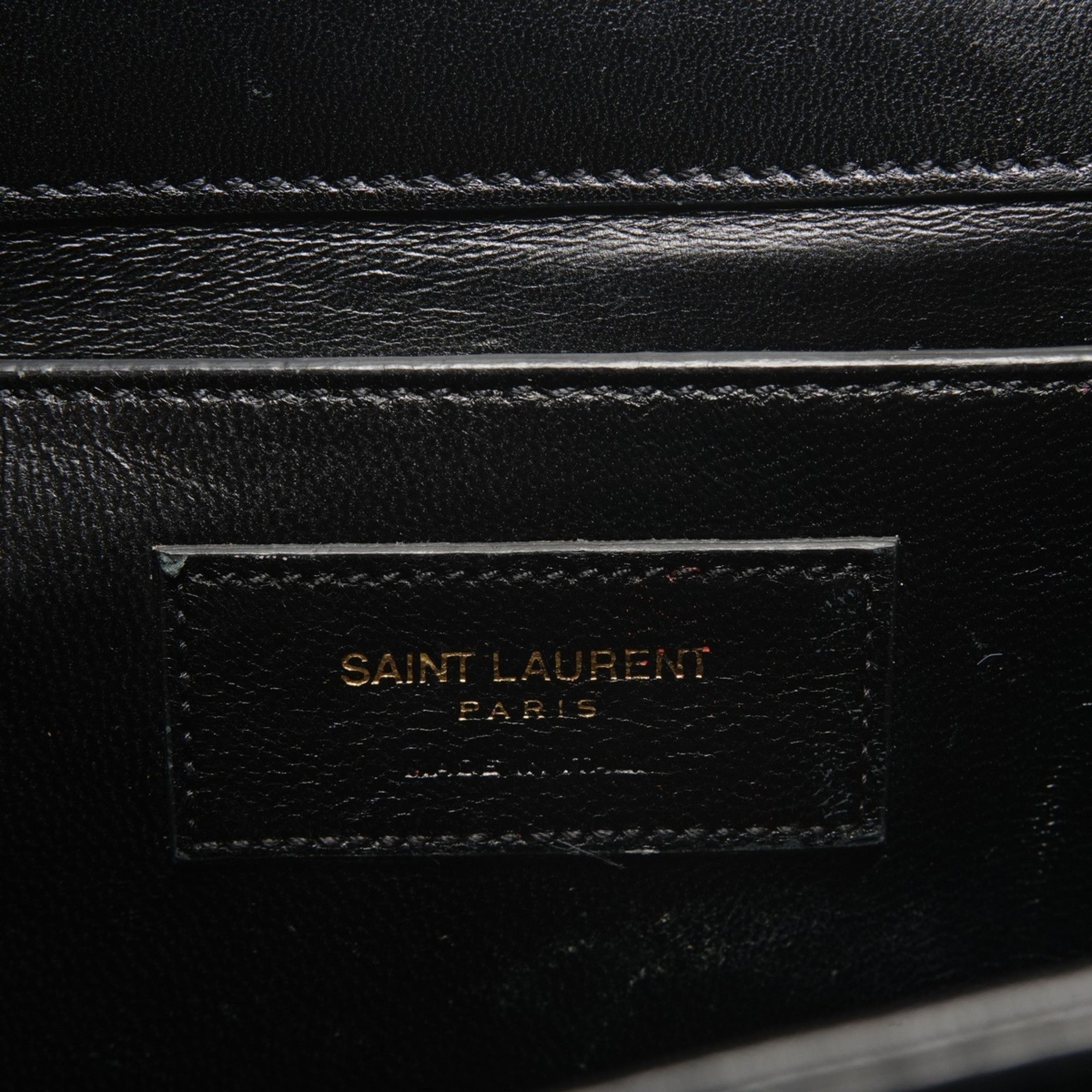 Yves Saint Laurent Yves Saint Laurent Kate Suede Medium Shoulder Bag, Black, WS26884 Size ONE SIZE - 10 Thumbnail