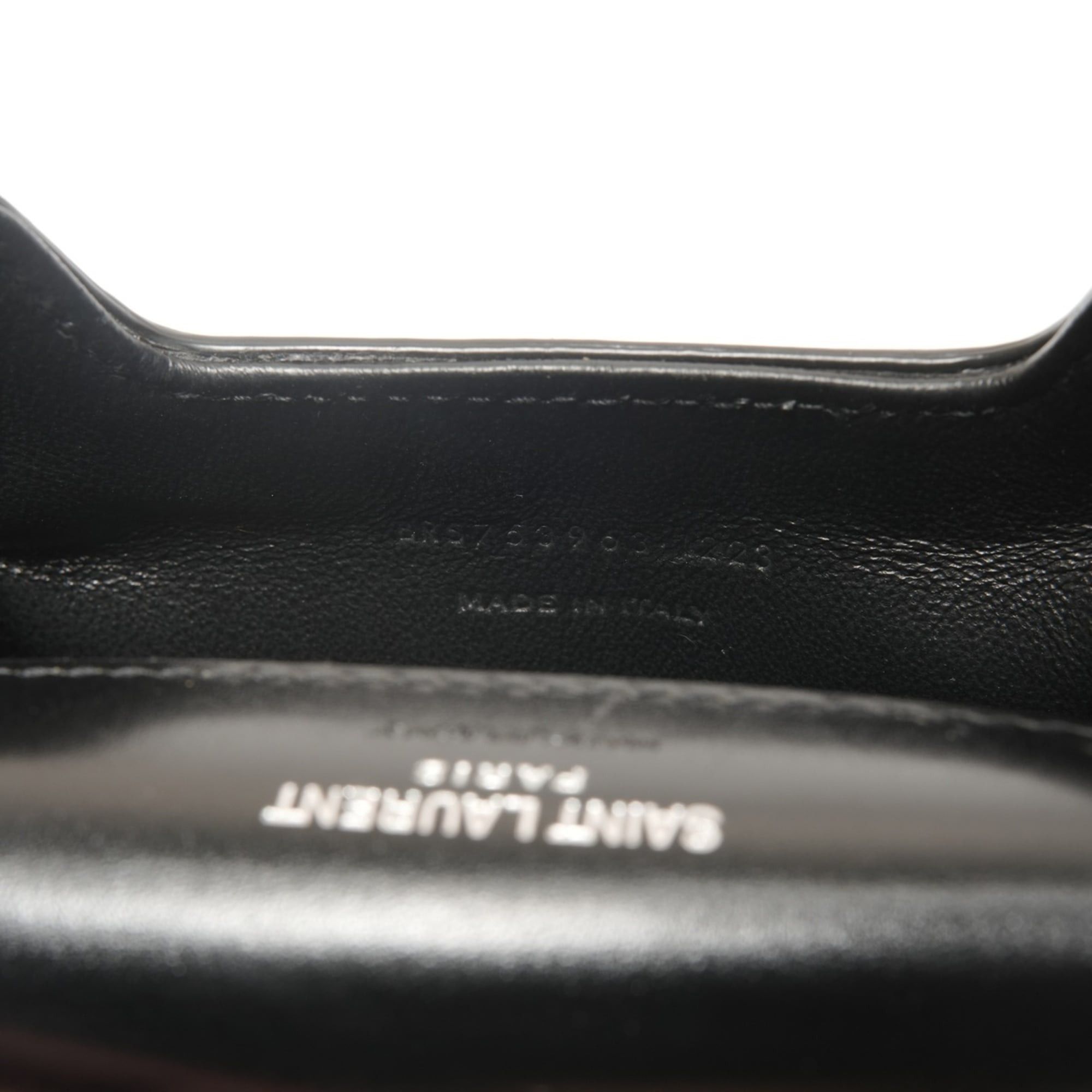 Yves Saint Laurent Yves Saint Laurent Solferino Mini Leather Shoulder Bag, Black, WS26461 Size ONE SIZE - 10 Thumbnail