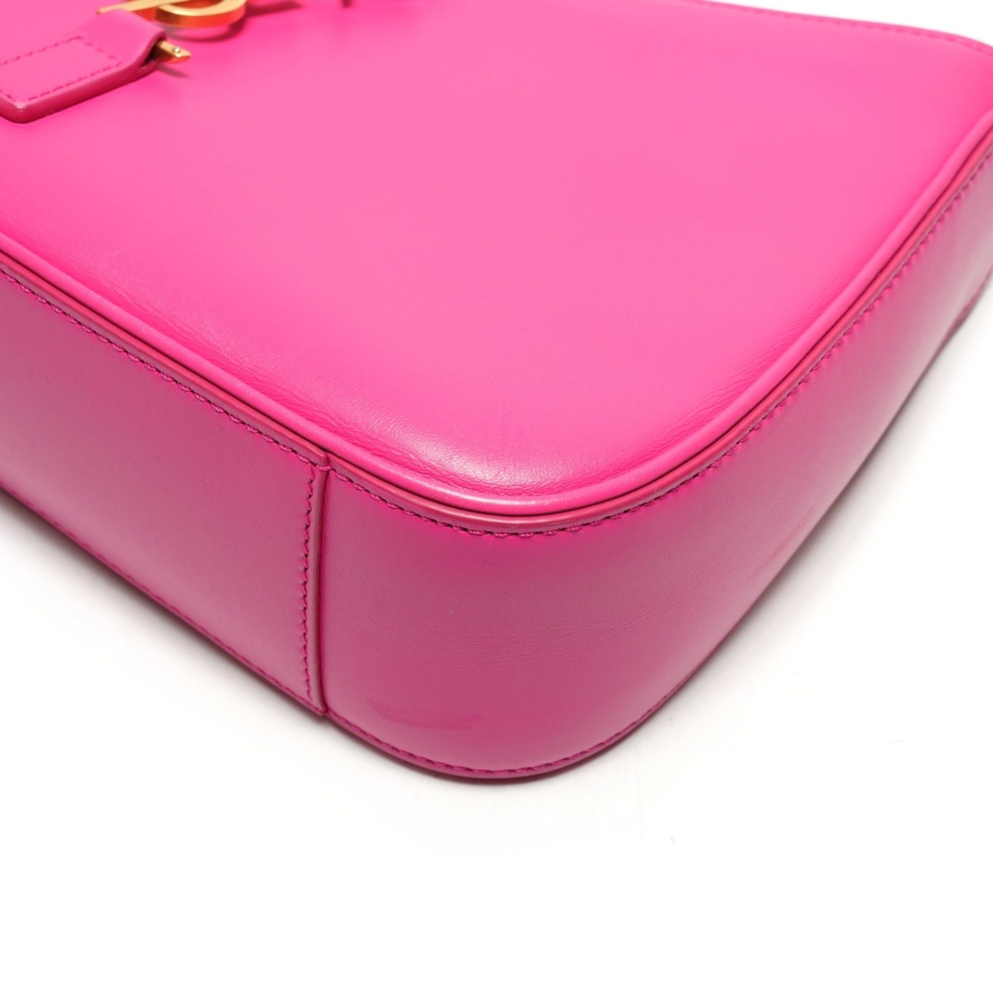 Yves Saint Laurent Yves Saint Laurent Le 5 A 7 Leather Hobo Shoulder Bag, Pink, WS26456 Size ONE SIZE - 6 Thumbnail