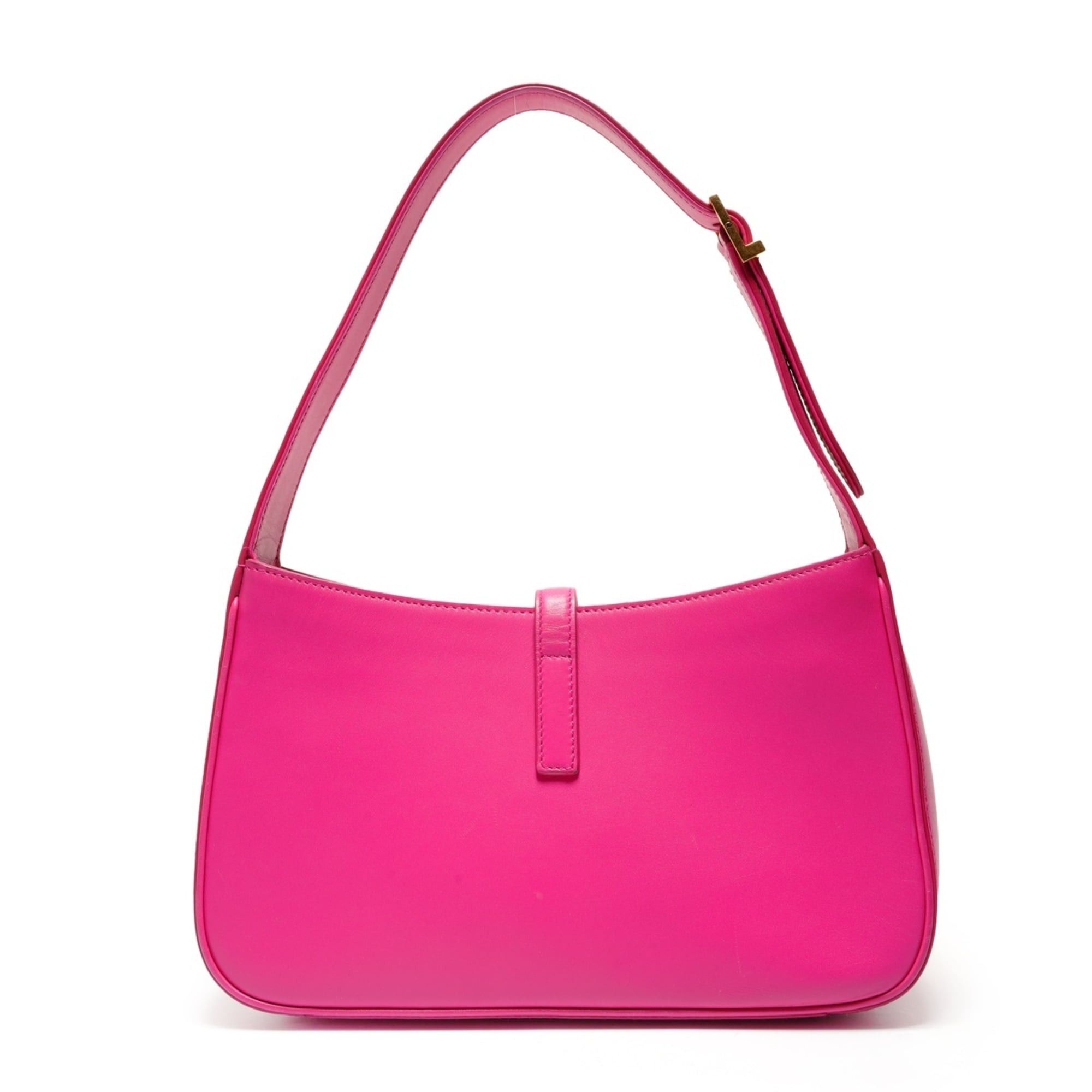 Yves Saint Laurent Yves Saint Laurent Le 5 A 7 Leather Hobo Shoulder Bag, Pink, WS26456 Size ONE SIZE - 2 Thumbnail