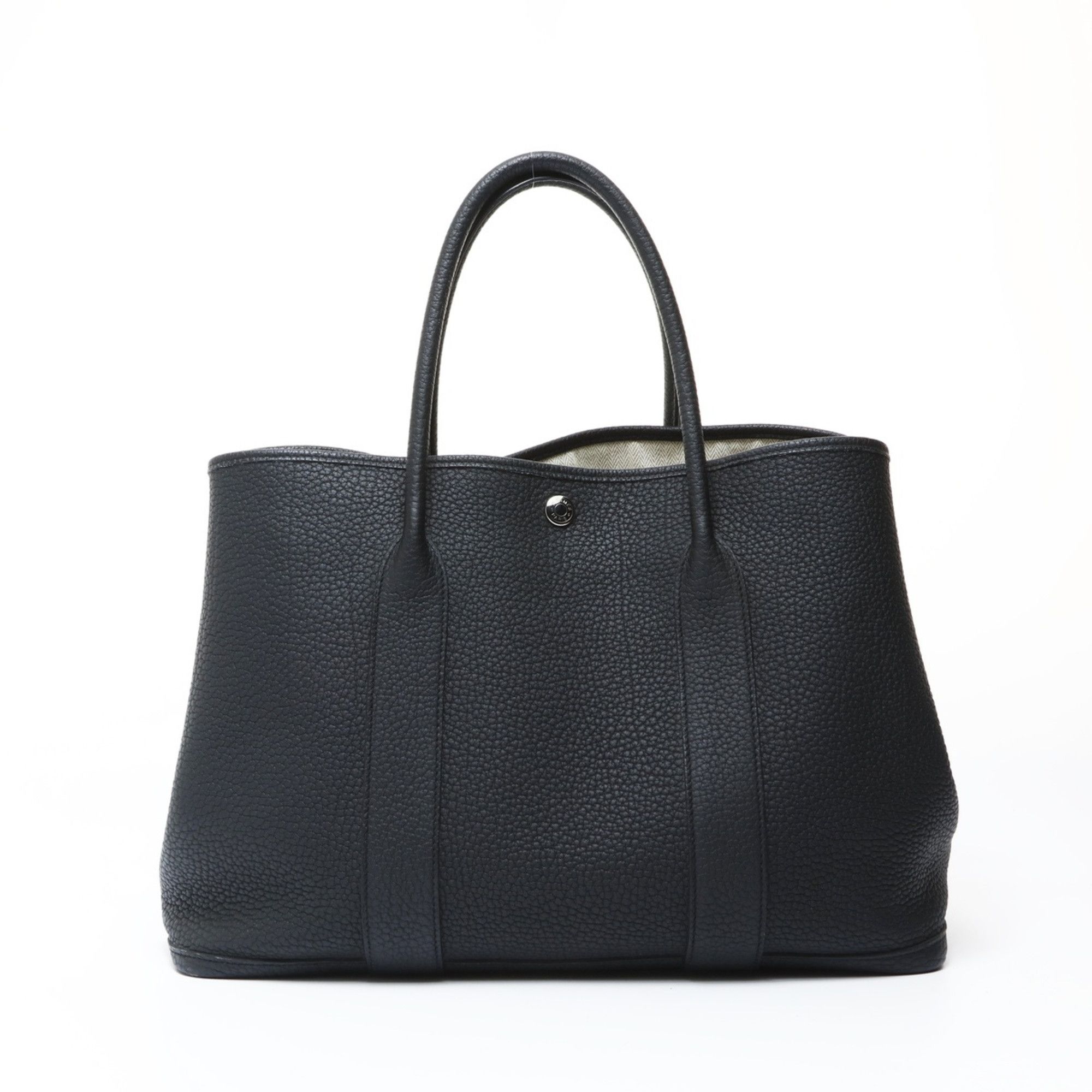 Hermes Hermès HERMES C Stamp 2018 Garden Party PM Negonda Tote Bag Black WS26908 Size ONE SIZE - 3 Thumbnail