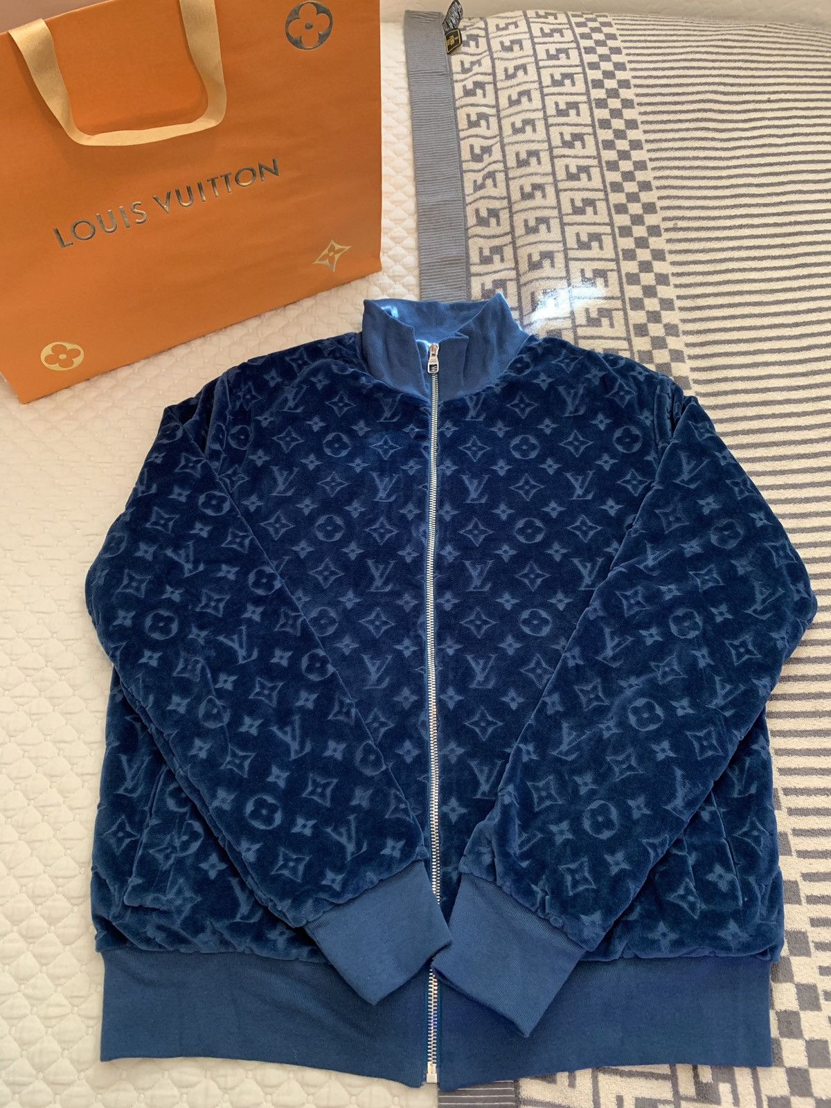 Louis Vuitton Louis Vuitton Cotton Velour Monogram Blouson