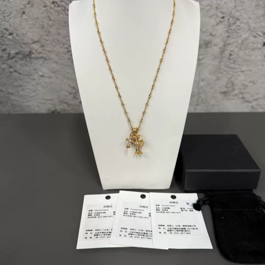 Chrome Hearts Chrome Hearts 22k Bamboo Necklace Size ONE SIZE - 8 Thumbnail