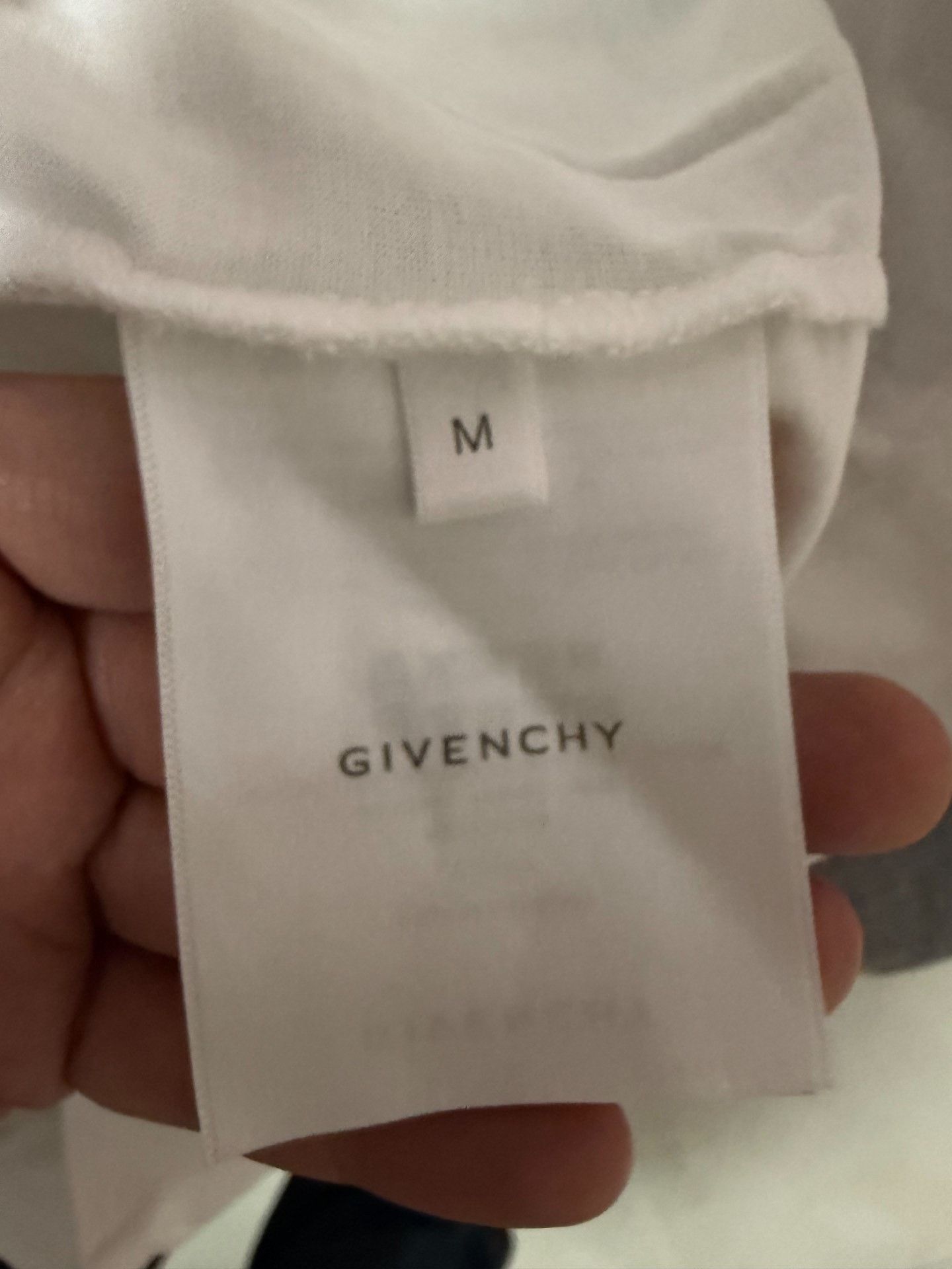 Givenchy Givenchy White Short-Sleeve Logo T-Shirt Size US M / EU 48-50 / 2 - 4 Thumbnail