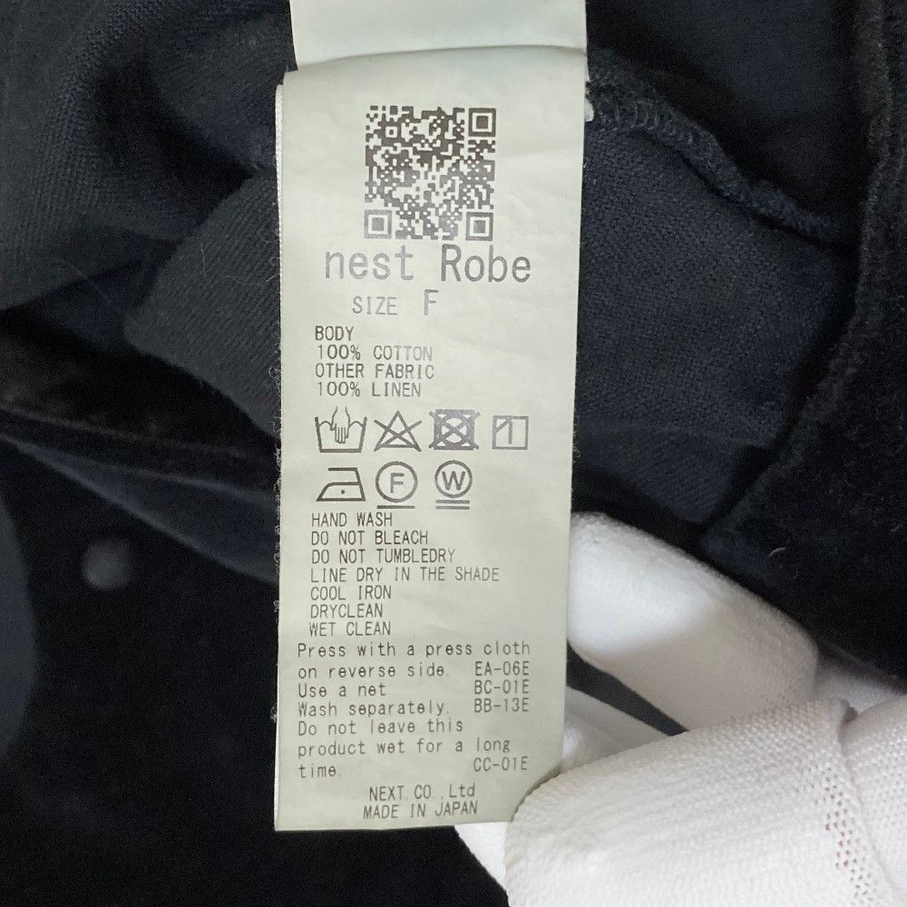 Other Other nest Robe Cotton Linen Velvet Jacket Textile Outerwear 01243-1103 DUTY FREE for USA Size ONE SIZE - 7 Thumbnail
