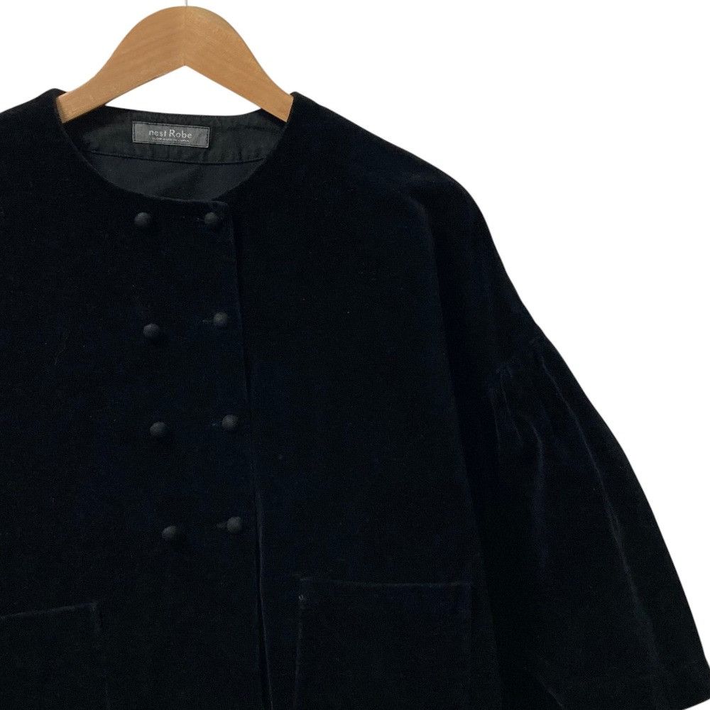Other Other nest Robe Cotton Linen Velvet Jacket Textile Outerwear 01243-1103 DUTY FREE for USA Size ONE SIZE - 2 Thumbnail