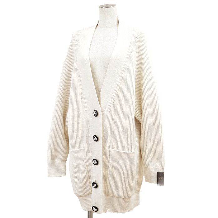 Louis Vuitton Louis Vuitton Louis Vuitton Monogram Flower Knit Cardigan Textile Tops DUTY FREE for USA Size ONE SIZE - 4 Thumbnail