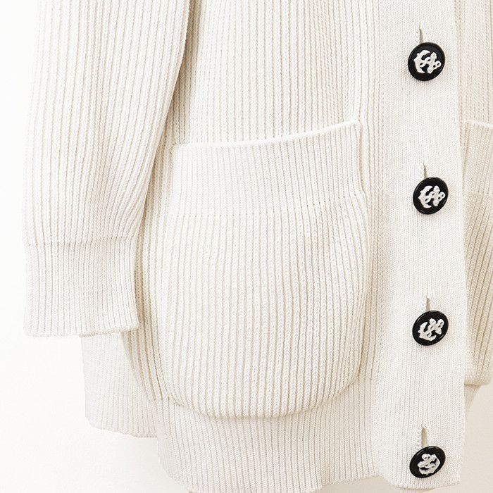 Louis Vuitton Louis Vuitton Louis Vuitton Monogram Flower Knit Cardigan Textile Tops DUTY FREE for USA Size ONE SIZE - 12 Thumbnail