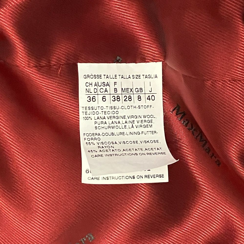 Max Mara Max Mara Max Mara Wool Long Coat Textile Outerwear 60162473 DUTY FREE for USA Size ONE SIZE - 6 Thumbnail