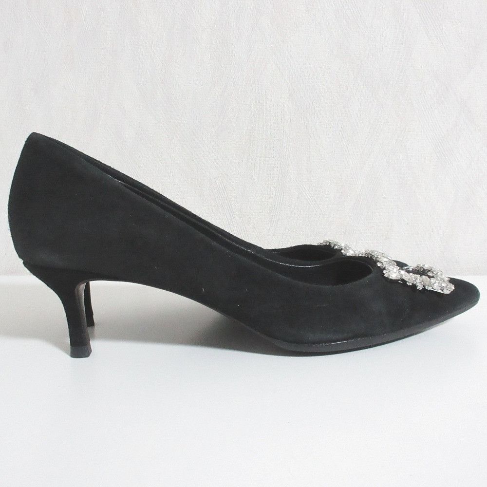Other Other Tsuru by Mariko Oikawa Catherine Suede Pumps Leather Shoes DUTY FREE for USA Size ONE SIZE - 3 Thumbnail