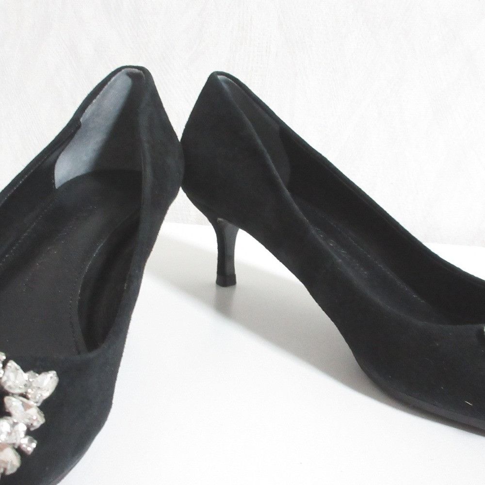 Other Other Tsuru by Mariko Oikawa Catherine Suede Pumps Leather Shoes DUTY FREE for USA Size ONE SIZE - 5 Thumbnail